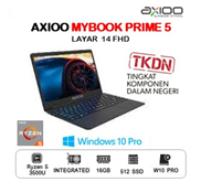 LAPTOP AXIOO MYBOOK PRIME 5 (16S5) RYZEN 5 3500U 16GB 512SSD 