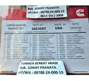 CUMMINS 3803697 3801406 3033792 3011413 UPPER GASKET TOP SET 3801407