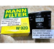 MANN FILTER W 920 W-920 W920 OIL FILTER - GENUINE MADE IN GERMANY