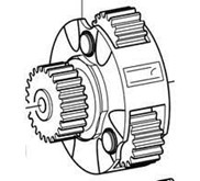 DEMAG PLANETARY WHEEL STAGE 2 FOR DH1040 PN 81404546 / PLANET WH.CARR.