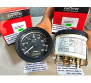 VEETHREE 080819 ALT HOURS TACHOMETER 0-4000 RPM 85MM WITH LCD 12V 24V