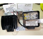 LAMPU LED HEADSINK ANTI PANAS 12V-24V 16 TITIK MATA LED SPOT HEADSINK