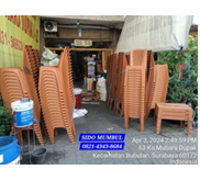 Kursi Plastik Transparan Napolly Set