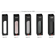 Glass Filter set for checking photometric and wavelength accuracy