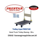 truck trolley barang -biru
