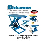 Bishamon industries lift,tables,scissor lift,pallet