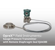 EJA438E Gauge Pressure Transmitter with Remote Diaphragm Seal