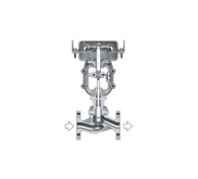 Model ACT_ _ _ pneumatic single-seated control valve specified
