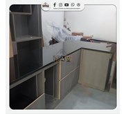 Meja Dapur Batu Granit Alam Black Gold Palembang