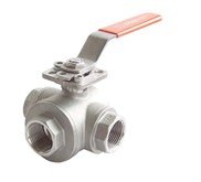 501S, 3-Way Ball Valve
