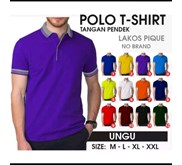 kaos kerah polo shirt kerah abu lengan pendek
