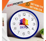 Souvenir Jam Dinding 199 Custom Logo Desain