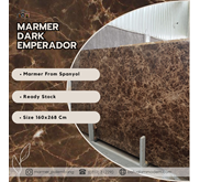 Batu Marmer Dark Emperador 