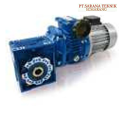 Motovariator TXF + worm gear reducer NMRV - aluminium series