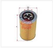 SAKURA O-1503 OIL FILTER O1503 O 1503