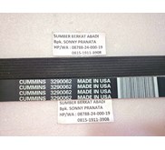 CUMMINS 3290062 3288779 ENGINE FAN BELT 3929330 3288790 V-BELT