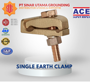 Single Earth Clamp 150mm/ Tower Earth Clamp / Klem Kabel (Import)