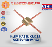 Klem Kabel Kross Klem Kabel 4 Jalur 70mm ACE Super Impex