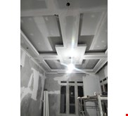 model plafon gypsum ruang tamu Tangerang