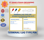 Terminal Lug Type Pin PTV2-12 / Cable Lug Pin Type 2.5mm