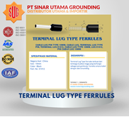 Terminal Lug Type Ferrules E1012 / Cable Lug Ferrules Type 10mm