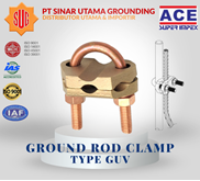 Ground Rod Klem tipe GUV U Bolt Grounding Klem GUV 5/8-1 Inc AURC-95