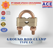 Ground Rod Klem tipe UC U Bolt Grounding Klem UC 5/8-1 Inc AURC 2-70 