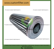 Refrigeration oil filter element