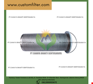304 Stainless Steel Perforated Mesh Basket Filter