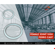 Produsen Female Joint 1000  Material Ferro Cast Papua