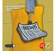 GANTUNGAN KUNCI KARET CUSTOM DESIGN | MERCHANDISE PROMOSI UNIK