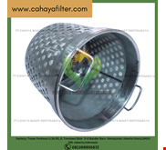 Stainless Steel 304/316SS Double-layer Punch Filter Basket