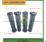 Steam Turbine Stainless Steel Hydraulic Filter Cartridge