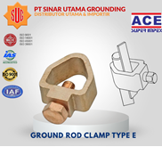 Grounding Rod To Tape Clamp Type E 5/8” Inc / Ground Rod 25 x 3 