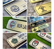 Papan Nama Dada/Name Tag Instansi PNS ASN KORPRI PEMKOT PEMKAB Magnet
