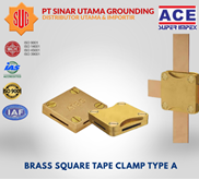 Square Tape Clamp TypeA 50x6mm (Import) / Square Klem 50x6mm 