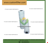 Industrial Water Filter Cartridge 30 Micron Polypropylene String Wound