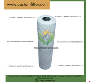 Water Treatment Tanks Sediment Filter PP Yarn String Wound Cartridge