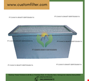 Filter AHU Aluminum Frame Mini-pleated Air Filter HVAC Industry