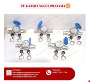 DN15 SS316L SCREW HORIZONTAL FLOW METER SHM SIZE 1/2 INCH