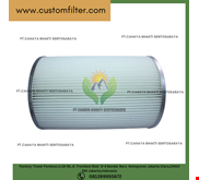 High Efficiency H13 Cylindrical HEPA Industrial Air Filter Element