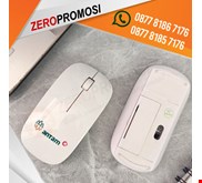 Souvenir Optical Wireless Mouse Glossy White Tipe MW03