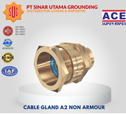 Brass Cable Gland AA2 40S Non Armour ACE / Kabel Gland 40S Non Armour 
