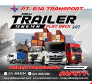Sewa Truk Trailer Surabaya | PT. RJA TRANSPORT