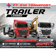 Sewa Trailer Lowbed Surabaya | PT. RJA Transport
