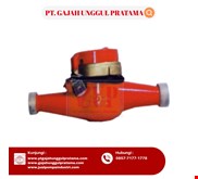 Multi Jet brass Flowmeter Hot Pulse SHM 3/4 Inch DN 20