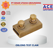 Oblong Test Clamp 25-30mm - Klem Sambungan Copper Tape 