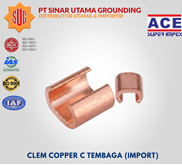 C-Clamp Tembaga 25-10x16mm - Klem Compression Connector Super Impex
