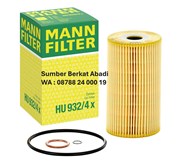 MANN HU 932/4X HU932/4X HU 932/4 X P7017 LF3605 045229 1414143 6499120