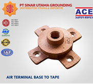 Base Air Terminal to Tape (AL) Size 3/4” 25 x 3mm Super Impex